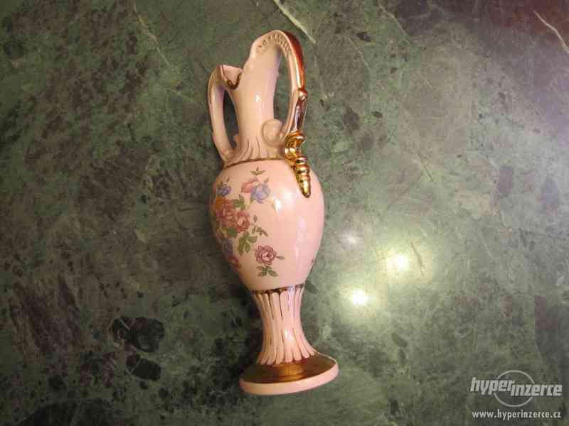 Amfora, růžový porcelán - foto 1