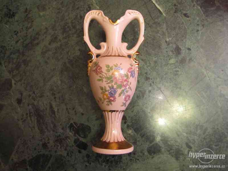 Amfora, růžový porcelán - foto 2