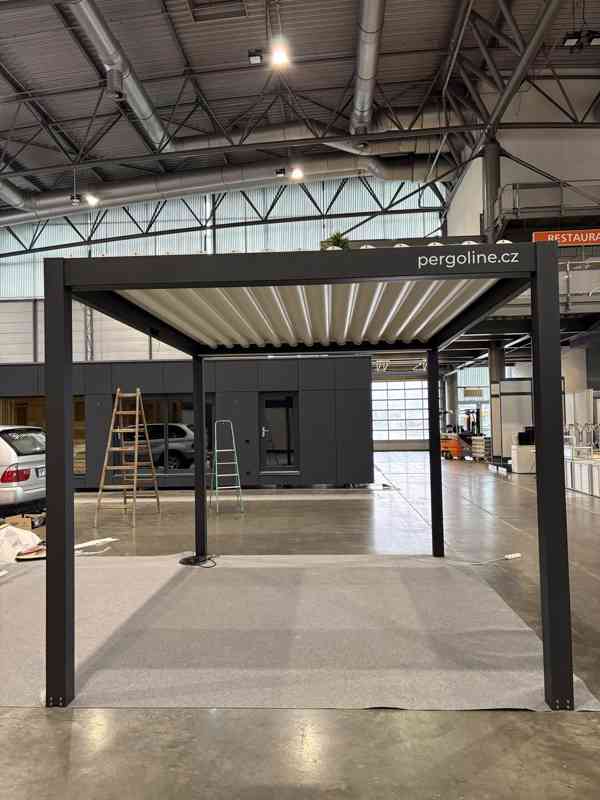 Bioklimatická pergola 4x3m, LED osvětlení, DO - foto 4