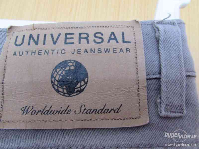 béžové bavlněné džíny - foto 3