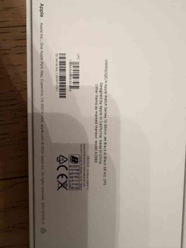 Zánovní Apple Watch 10 Black 46mm - kompletní balení - foto 5