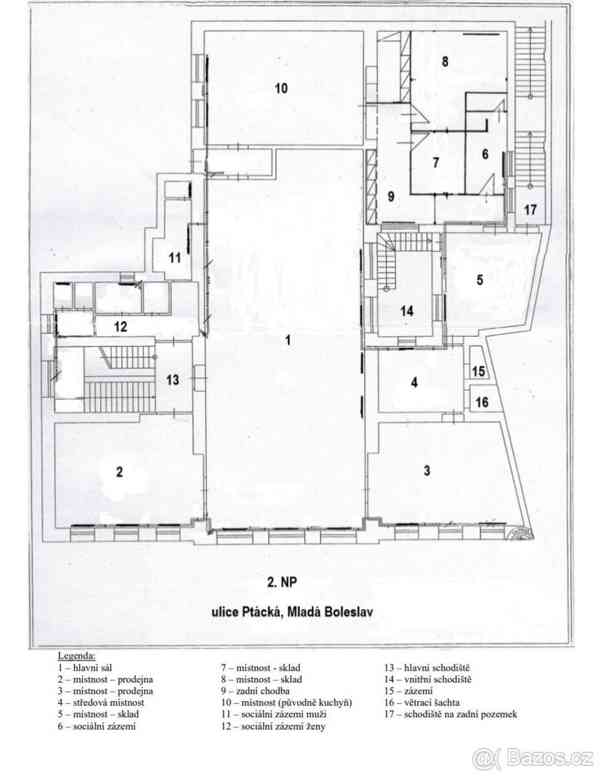 Prodej budovy 887m2, parkování, Ptácká, Mladá Boleslav - foto 19