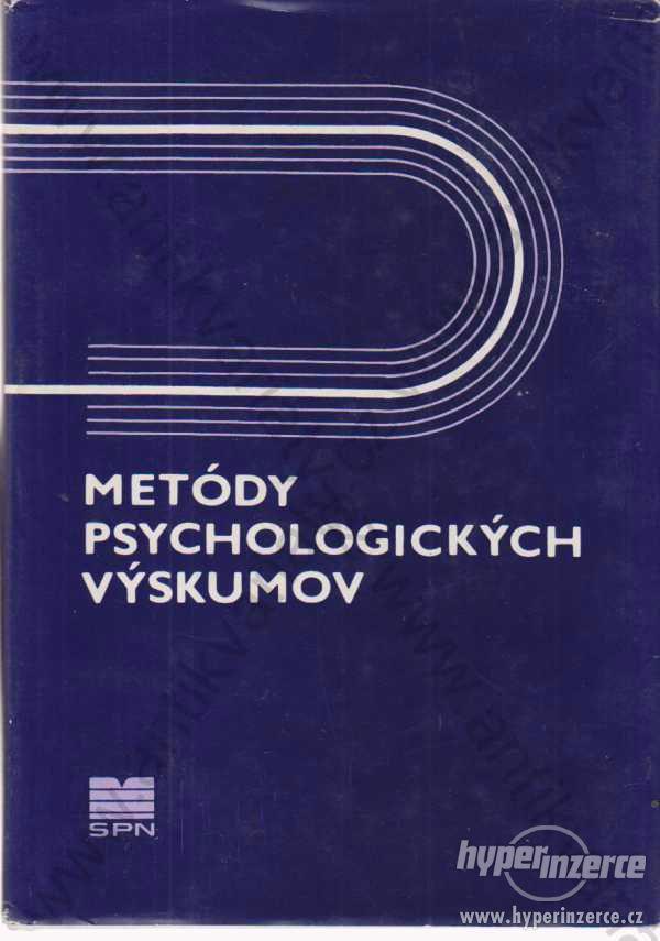 Metódy psychologických výskumov SPN Bratisl. 1980 - foto 1