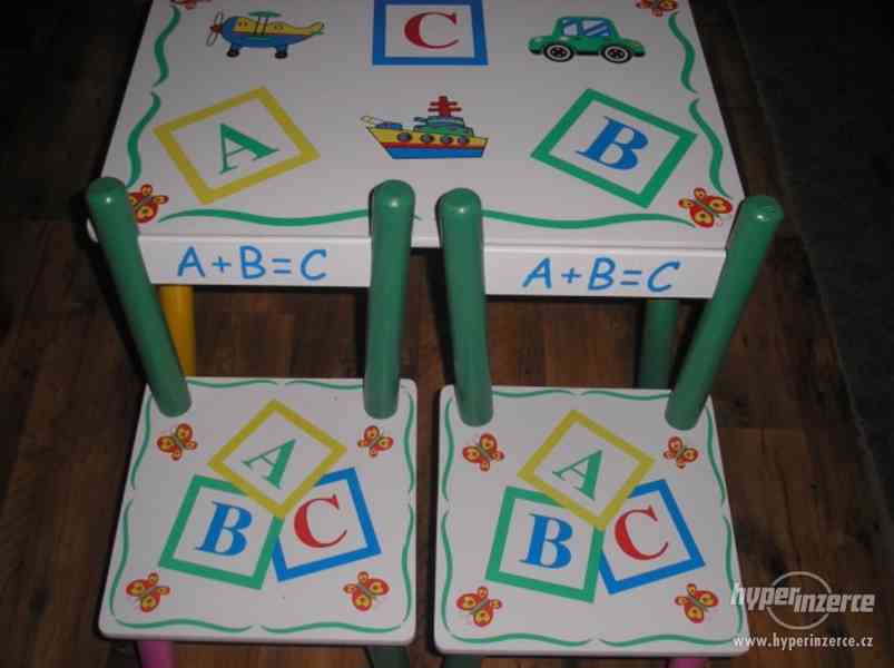 Dětský stolek židličkami Tropy aj. - foto 9