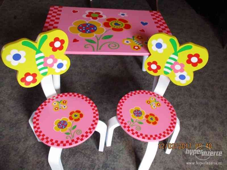 Dětský stolek židličkami Tropy aj. - foto 11
