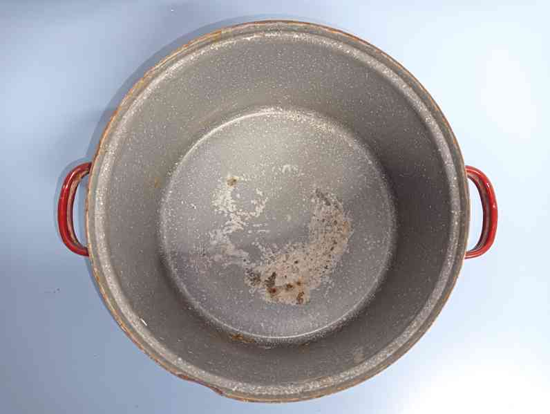 Smaltovaný hrnec 10l červený NORMA - foto 2