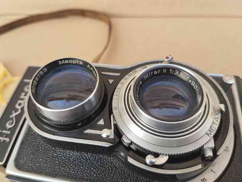 Starý fotoaparat Flexaret + kožené pouzdro. Zaslání jen 65 - foto 12