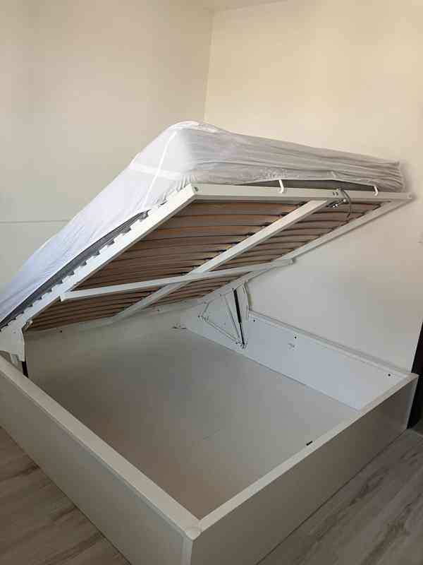 Postel MALM 180X200 s rošty a úložným prostorem - foto 6