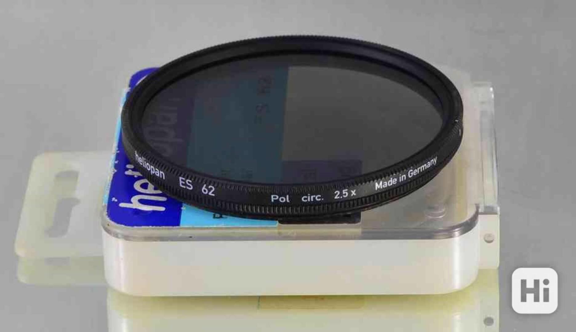 CPL filtr: heliopan ES 62 Pol circ 2 **62mm polarizační cir - foto 1