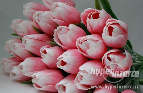 Umělé tulipány - několik barev - foto 4