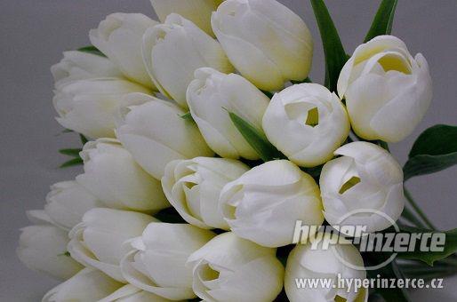 Umělé tulipány - několik barev - foto 5