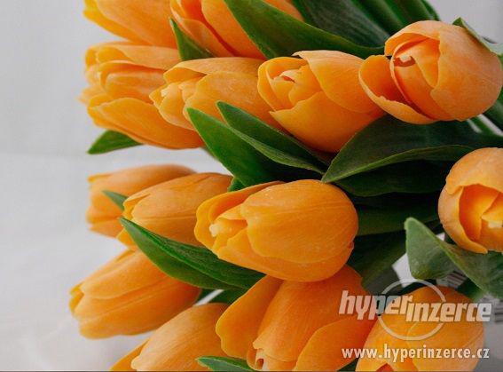Umělé tulipány - několik barev - foto 8