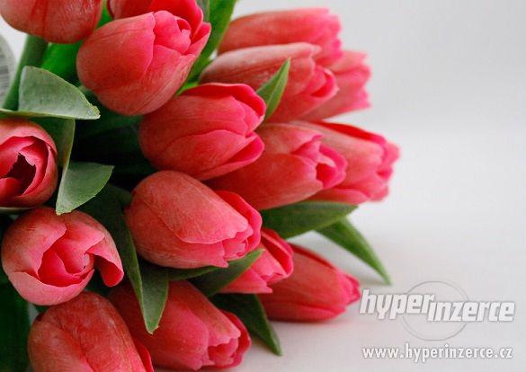 Umělé tulipány - několik barev - foto 11