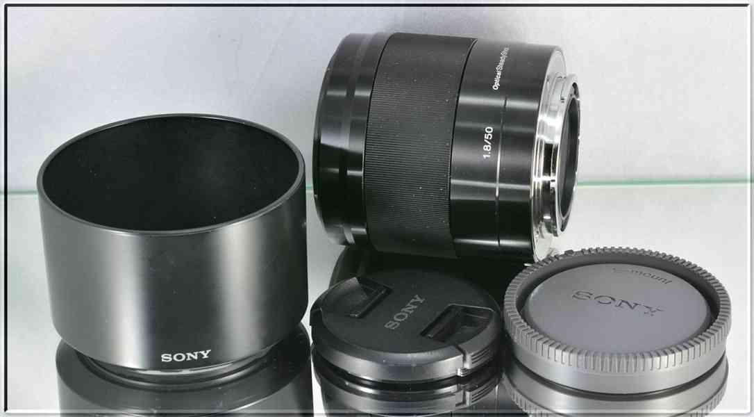 Sony E 50mm f/1,8 OSS *APS-C *SteadyShot*E mount - foto 3