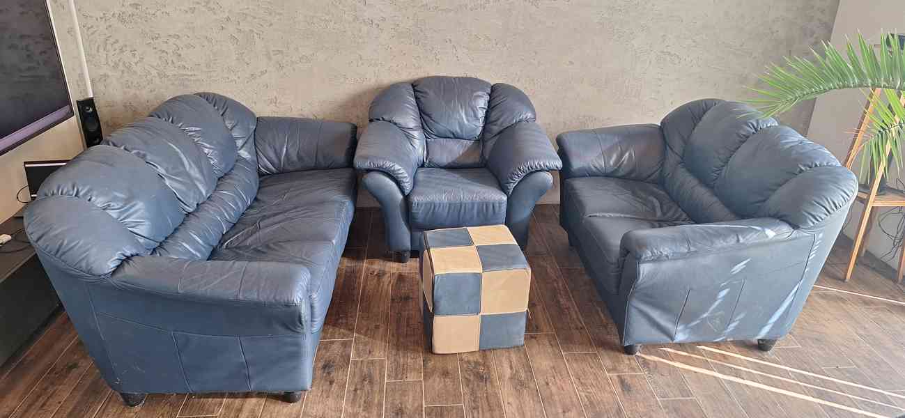 Kožená sedačka - foto 2