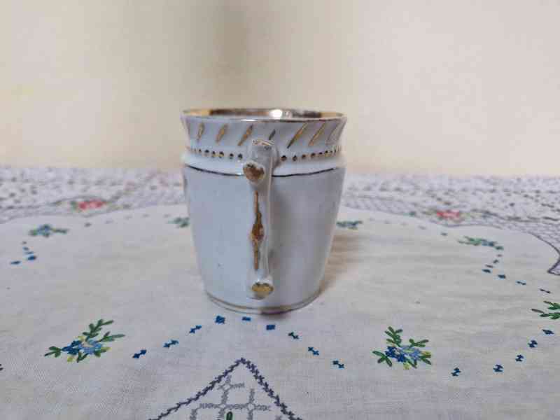 Vzácný starý ručně malovaný Hrnek Jan Hus a Ježíš - foto 3