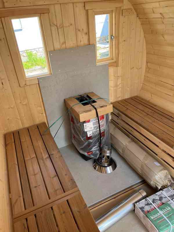 Finské sudová sauna - foto 3