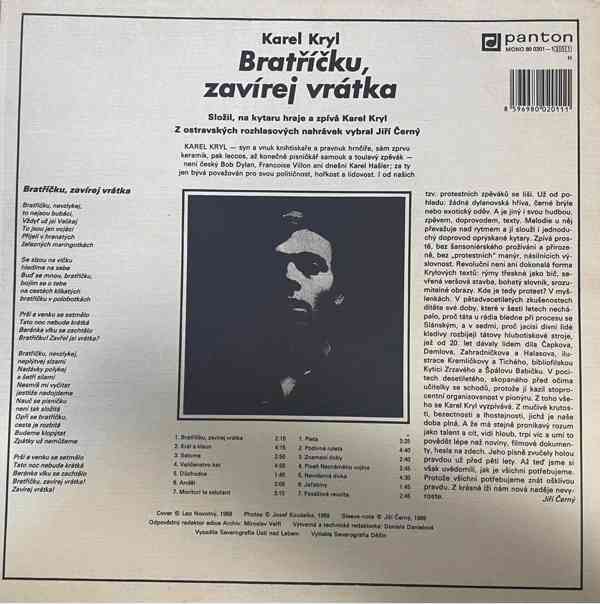 Karel Kryl – Bratříčku, zavírej vrátka   (LP) - foto 2