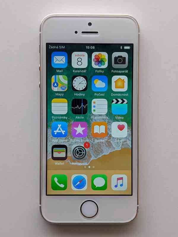 iPhone 5s 16GB zlatý, baterie 100% záruka 6 měsícu - foto 1
