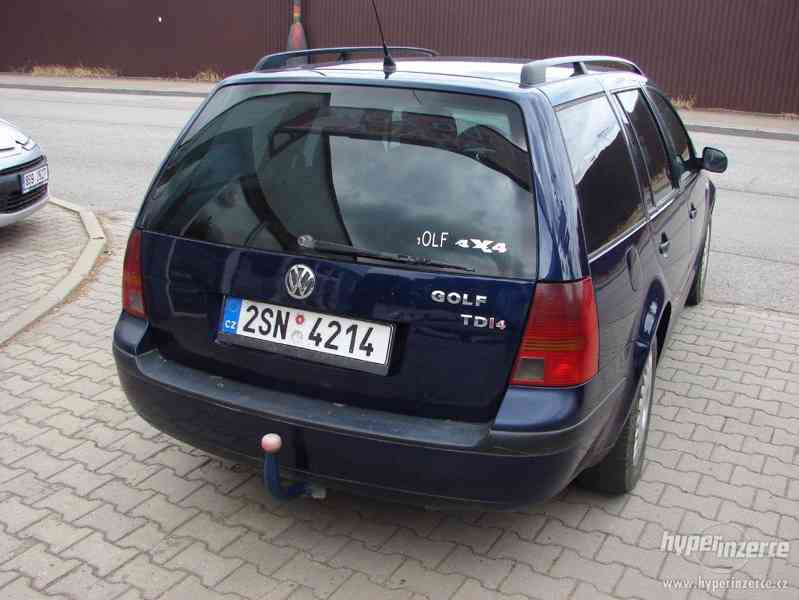 VW Golf 1.9 TDI Variant 4x4 (66 KW) r.v.1999 eko zaplacen - foto 4