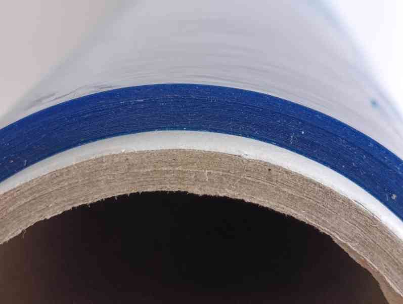 Modrá samolepicí ochranná malířská fólie 50 cm x 50 m, UV - foto 2