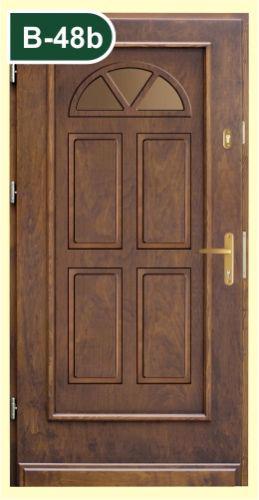 Vchodové dřevěné dveře včetně zárubní zateplené - foto 3