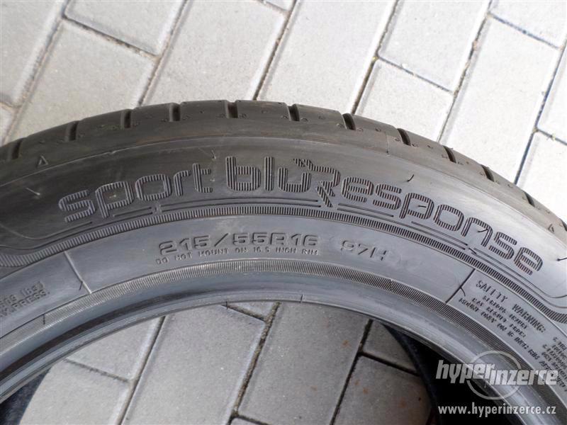 Nové letní pneu 215/55R16 97H DUNLOP Sport BluResponse - foto 4