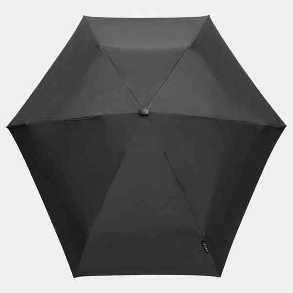 Značkový deštník Senz Micro odolný do větru Černý - foto 7