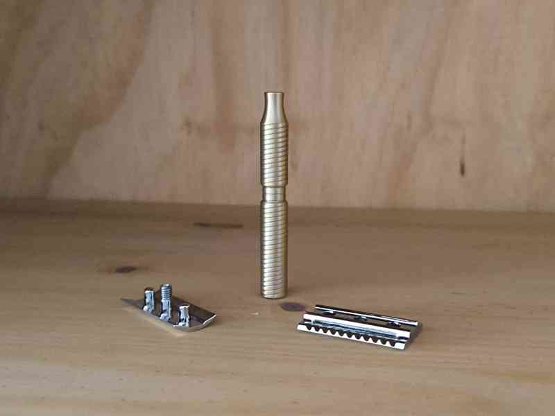 Holící strojek Yaqi 88mm mosaz a hlava Yaqi R89 - foto 13