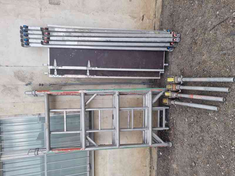 pojízdné hliníkové lešení BoSS 850x1800, PV 5,2- použité - foto 6