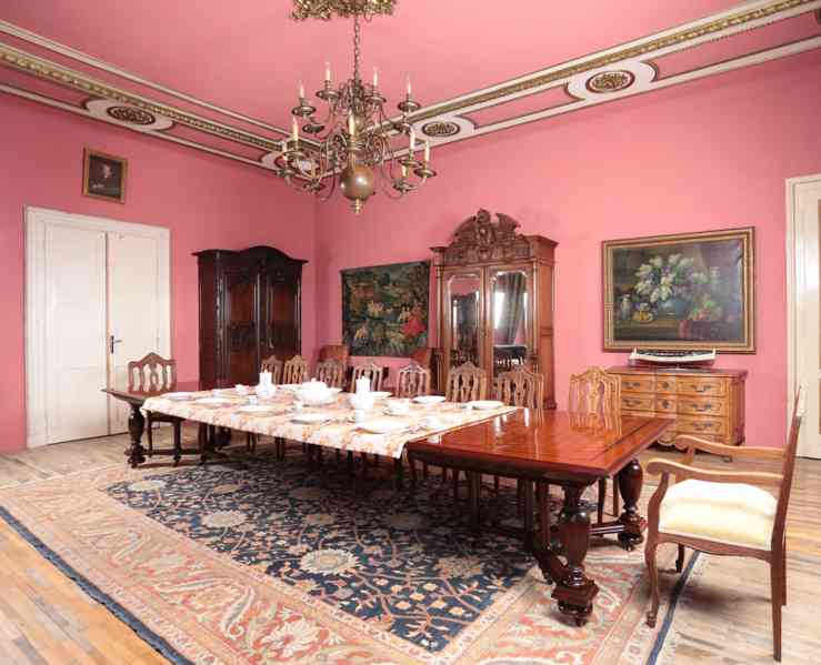 Starožitný jídelní stůl ze zámku pro 22 osob - foto 8