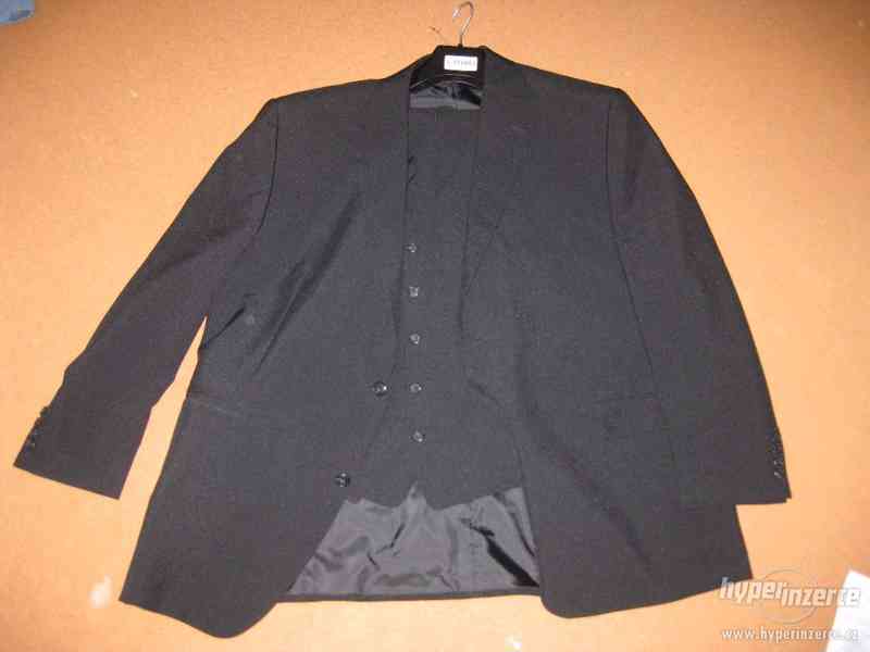 pánský oblek černý - foto 1