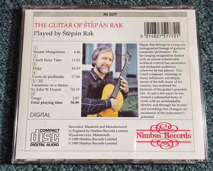 CD ŠTĚPÁN RAK - GUITAR OF ŠTĚPÁN RAK - foto 3