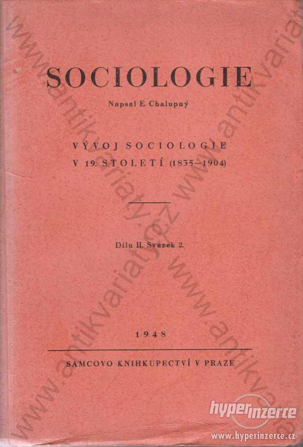 Sociologie II E. Chalupný 1948 - foto 1