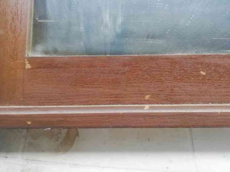 Prodám zrcadlo sundané ze starého sekretáře. Okraje zrcadla  - foto 5