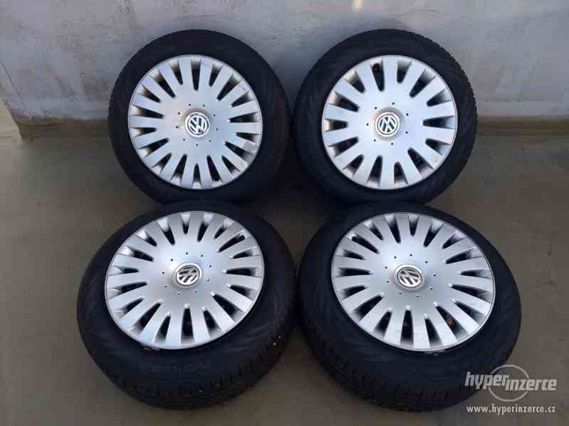 205/55R16 zimní sada pneu 5x112 7x16 ET 45 passat superb - foto 1