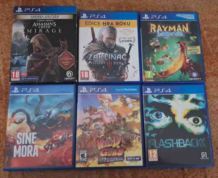 Hry pro Playstation 4 - PS4 - Assassin Creed, Zaklínač...