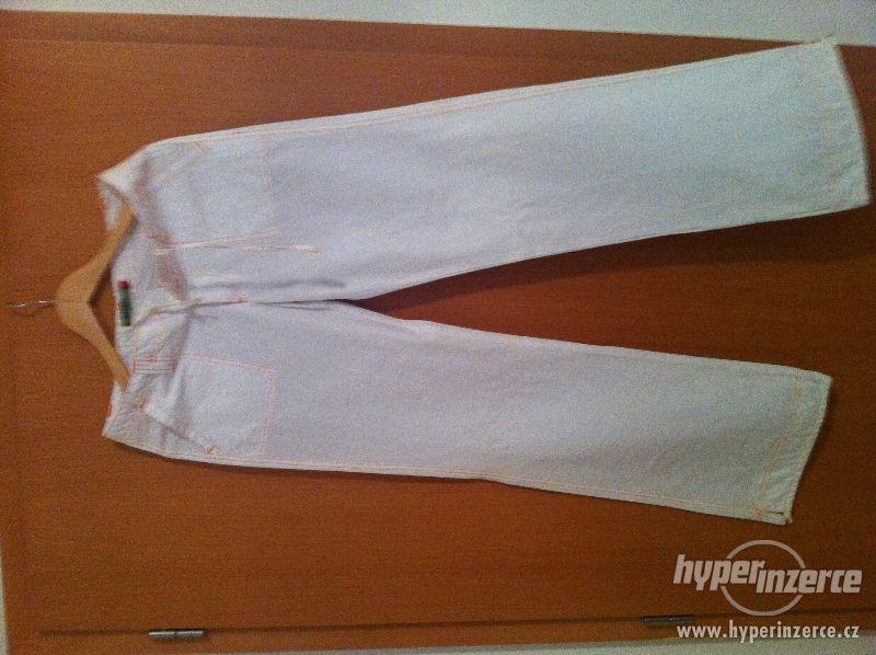 Kalhoty bílé barvy - NOVÉ - foto 1