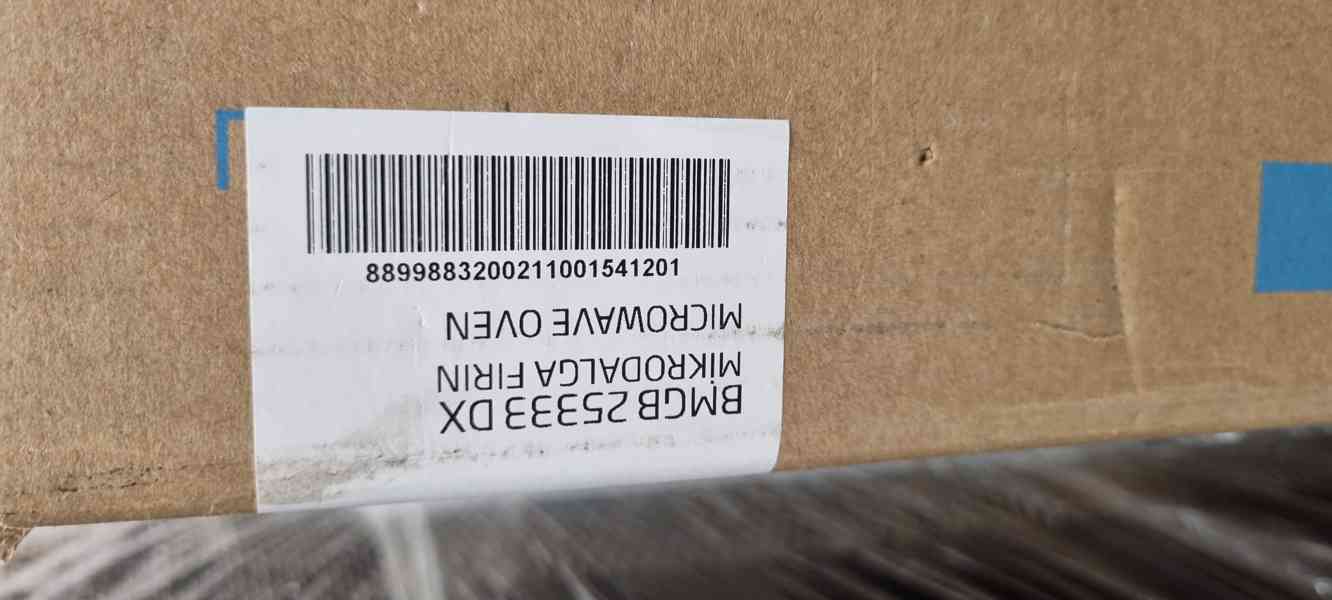 Vestavná mikrovlnná trouba Beko MGB 25333 DX s grilem - nová - foto 2