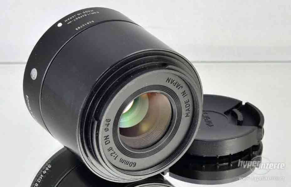 pro Sony E - SIGMA 60mm f/2,8 DN Art **APS-C Pevný Lens* - foto 3