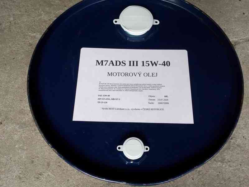 motorový olej M7ADS III 15w-40 - foto 3