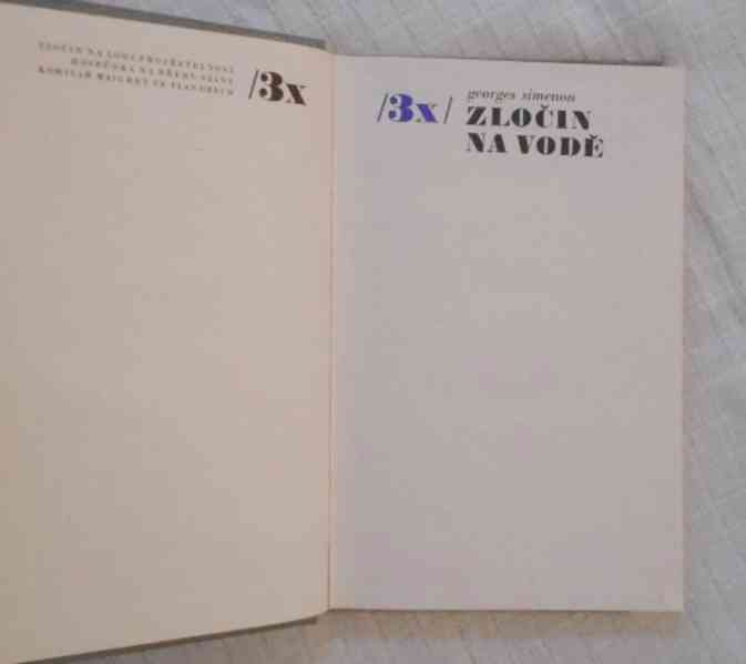 Georges Simenon - Třikrát zločin na vodě - Odeon 1980 - foto 3