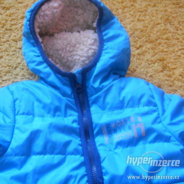 Zimní bunda tyrkysová - foto 2