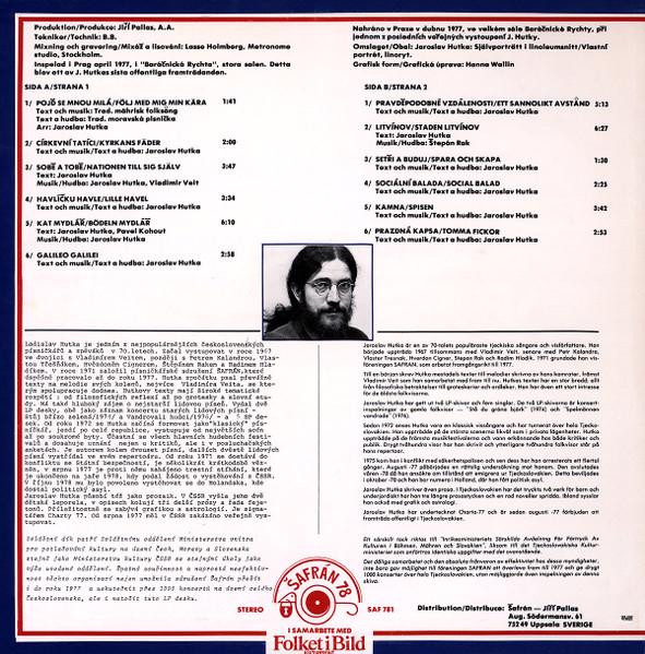 Jaroslav Hutka – Pravděpodobné Vzdálenosti  (LP) - foto 2