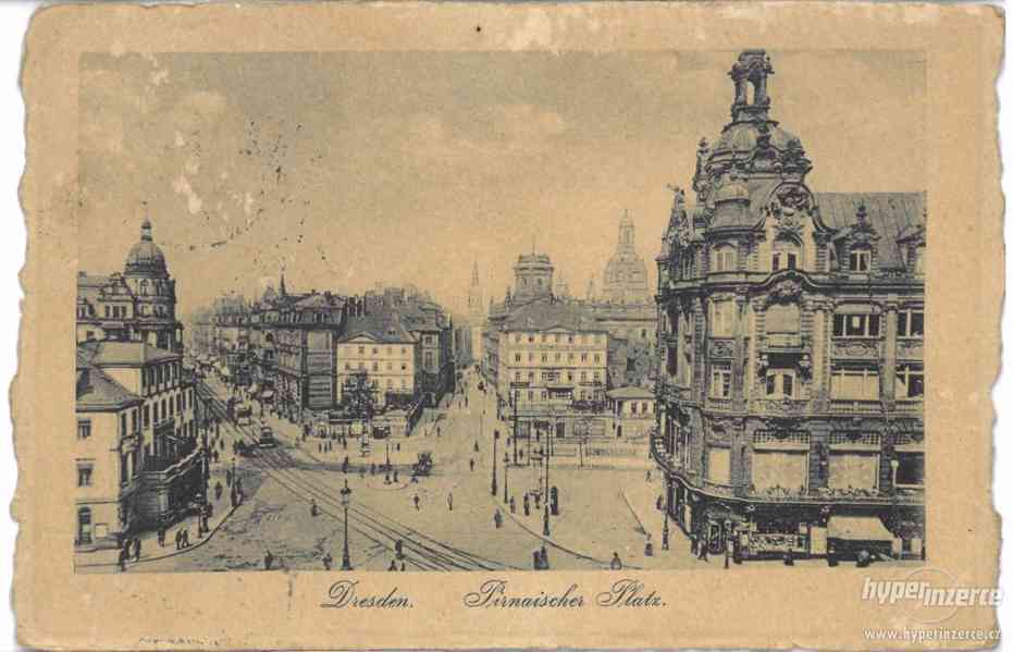 Stará pohlednice - Drážďany - 1912 - foto 1