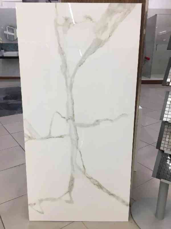 Dlažba imitace mramoru Marble white 80x80 cm 57% sleva - foto 1