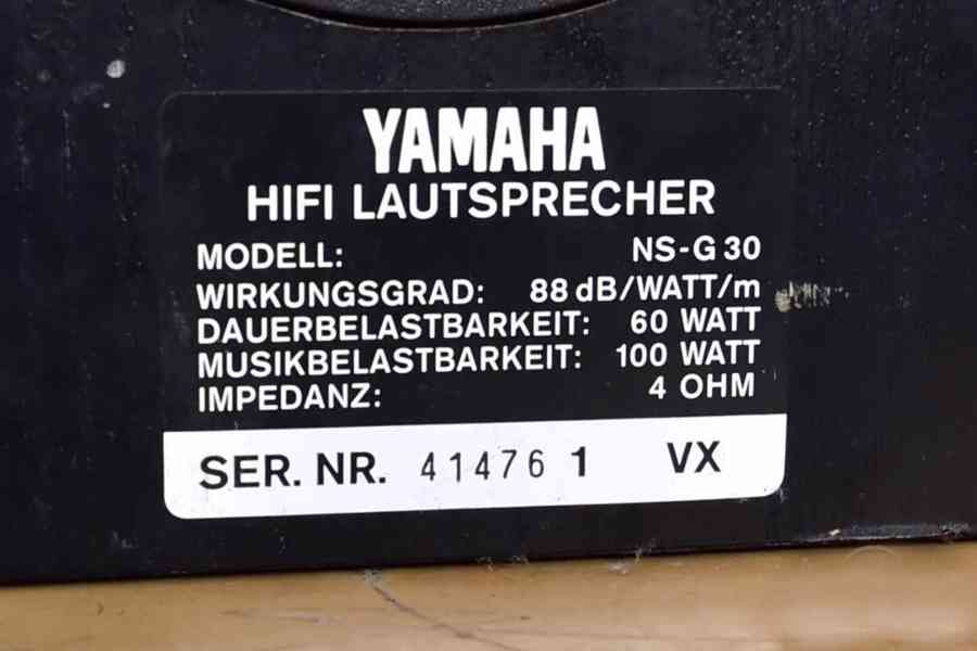 YAMAHA NS-G30 HIFI LAUTSPRECHER - reprosoustavy - foto 2