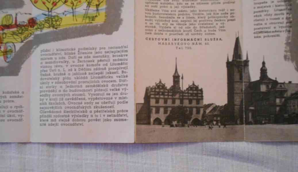 Leták Litoměřice Pohostinné město v Českém Středohoří - 1951 - foto 5