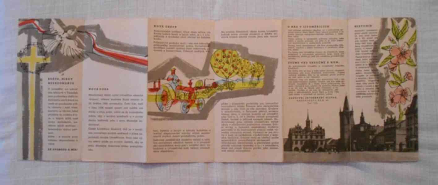 Leták Litoměřice Pohostinné město v Českém Středohoří - 1951 - foto 4
