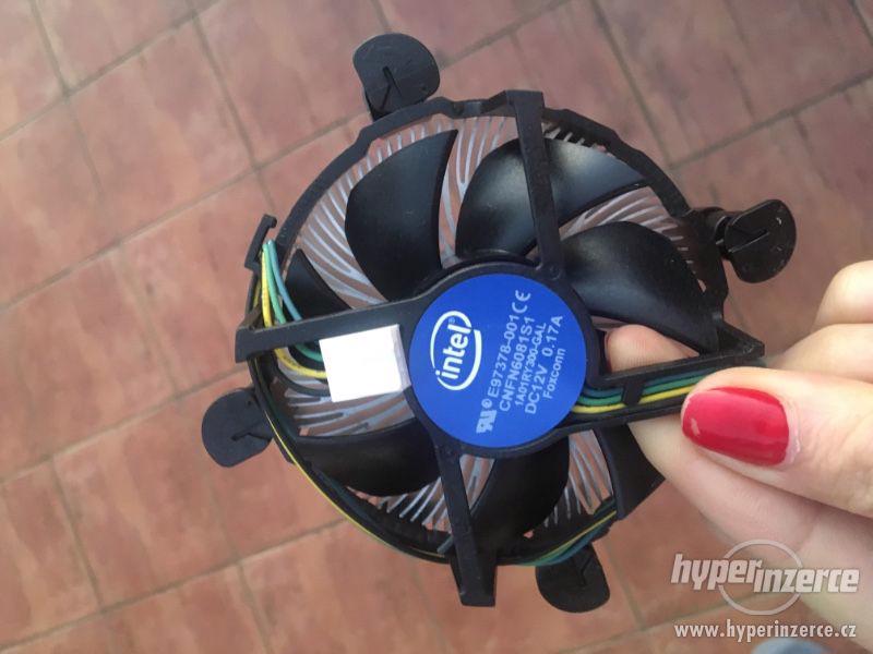 NOVÝ chladič s ventilátorem Intel LGA1151 (hliník) - foto 1